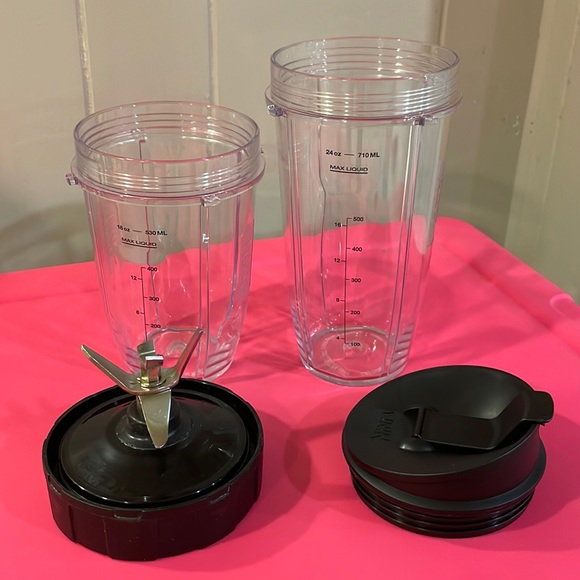 Ninja Kitchen Nutri Ninja Blender Cups And Freebie Nwot Poshmark